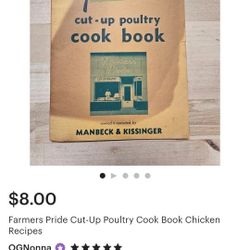 Farmers Pride Cut-Up Poultry Cook Book Chicken Recipes 

