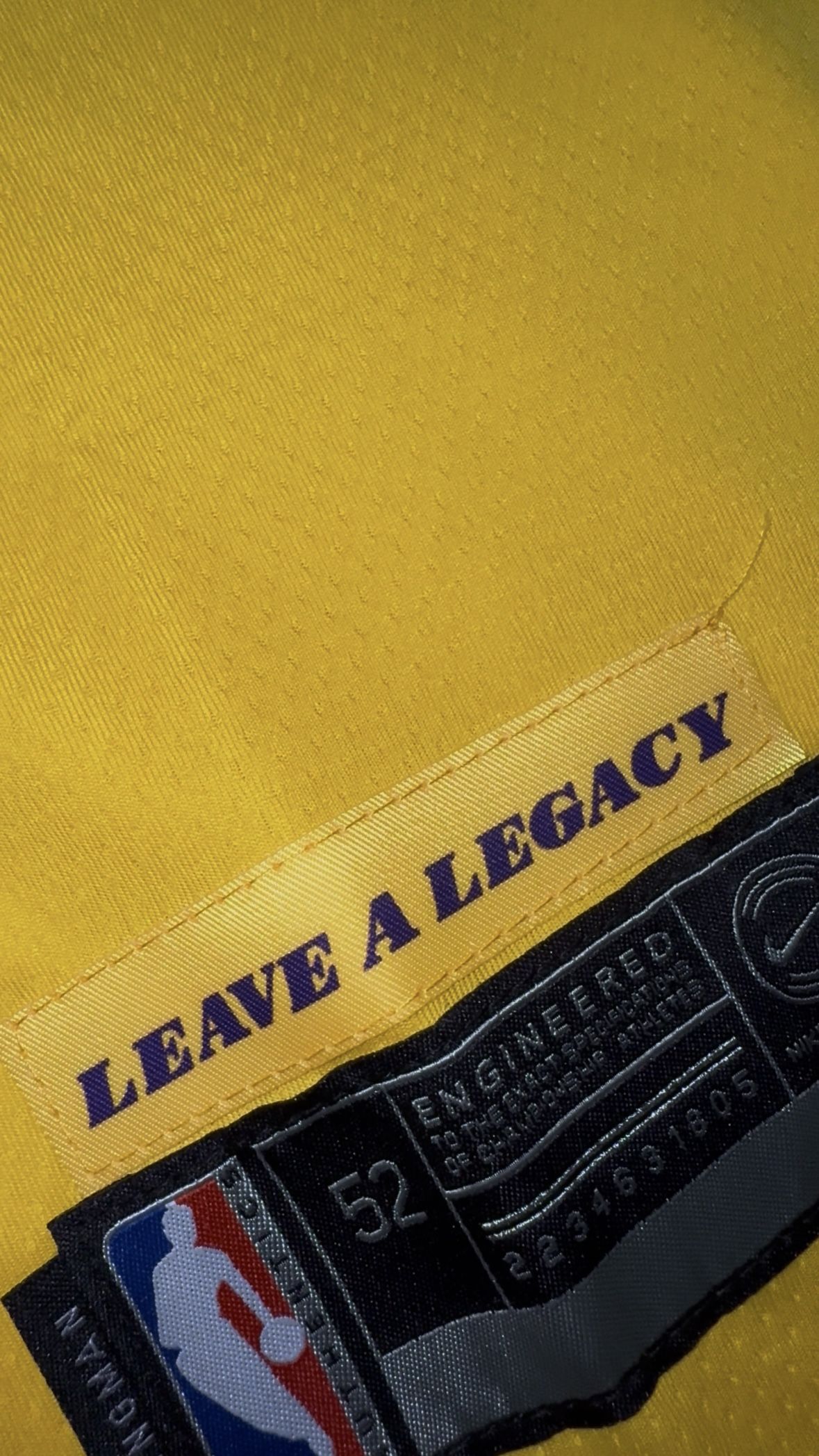 Gold And Purple Los Angeles Lakers Jersey #77