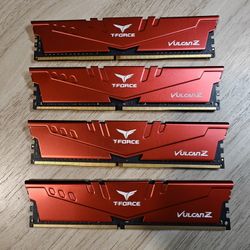 TeamGroup T-Force DDR4 RAM Sticks 32G (4*8G) 3200MHz