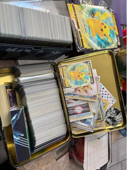 Pokemon and yugioh trading cards