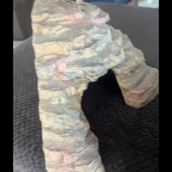 Set Of Hide Faux  Rock Decor For Reptiles Or Fish Tank. Sold Together.