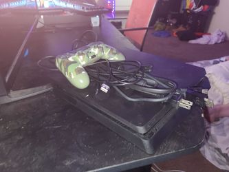 Ps4 slim 1tb with controller with cords