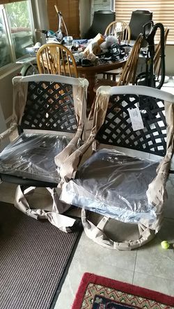 PATIO SWIVEL ROCKER CHAIRS