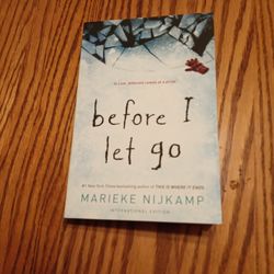 Before I Let Go By Marieke Nijkamp
