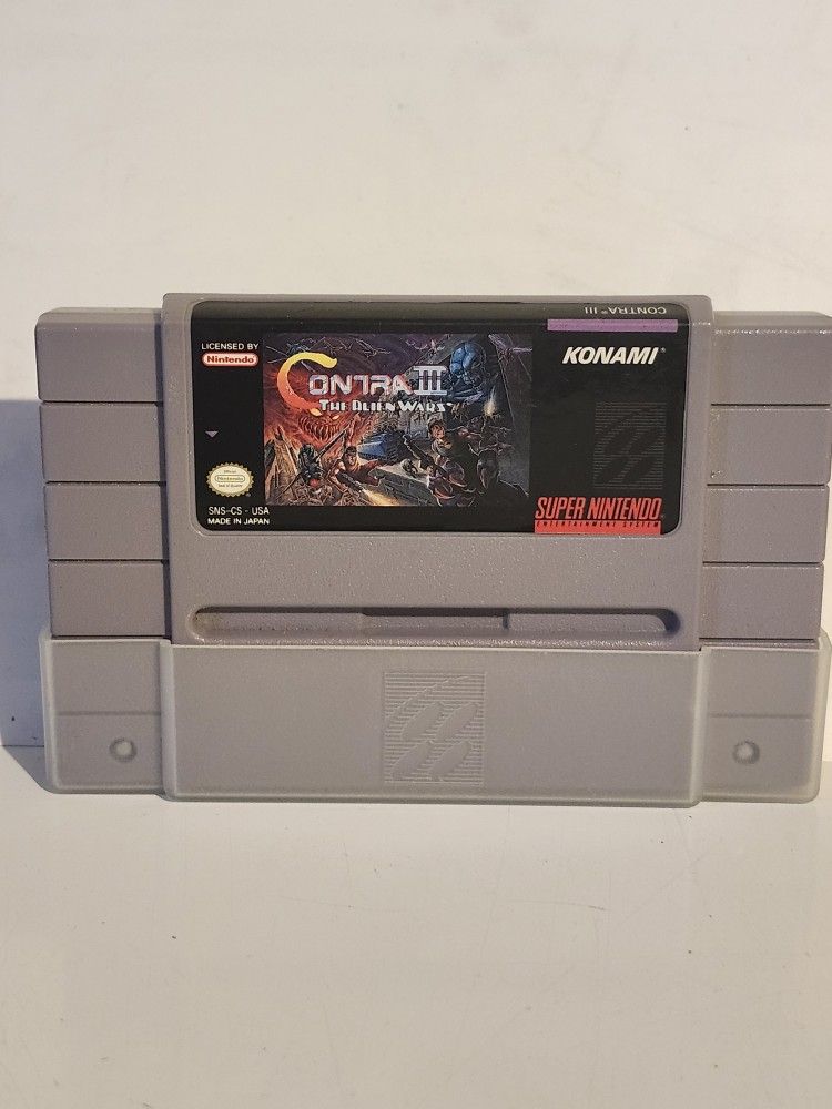 Contra 3 The Alien Wars Snes