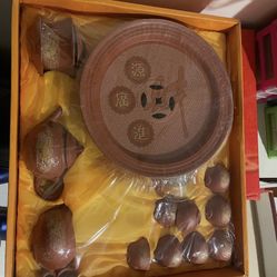 Purple Clay Yea Pot Set 