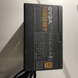 EVGA 450 BT, 80+ BRONZE 450W Power Supply 100-BT-0450