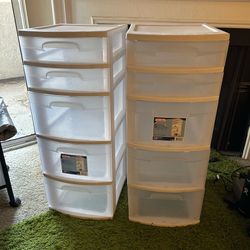 $8 X2 plastic drawer