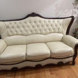 White Leather Sofas