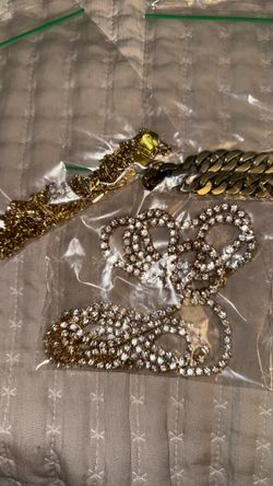 4 Chains And 1 Bracelet