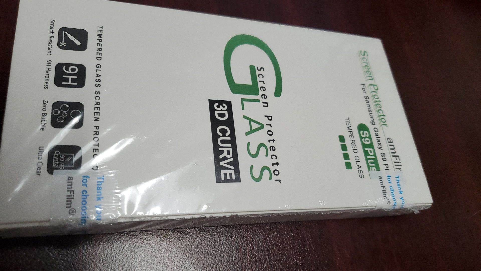 Samsung Galaxy S9 Plus glass screen protector