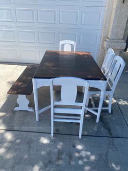 Breakfast table set