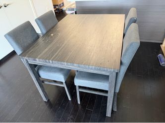Dining table with 4 chairs