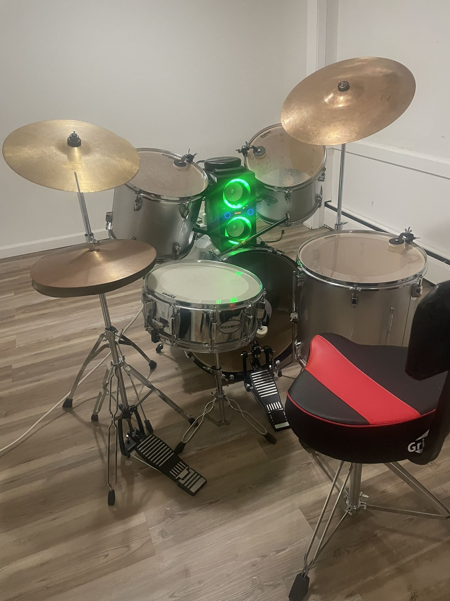 Drum Set Complete With Extras