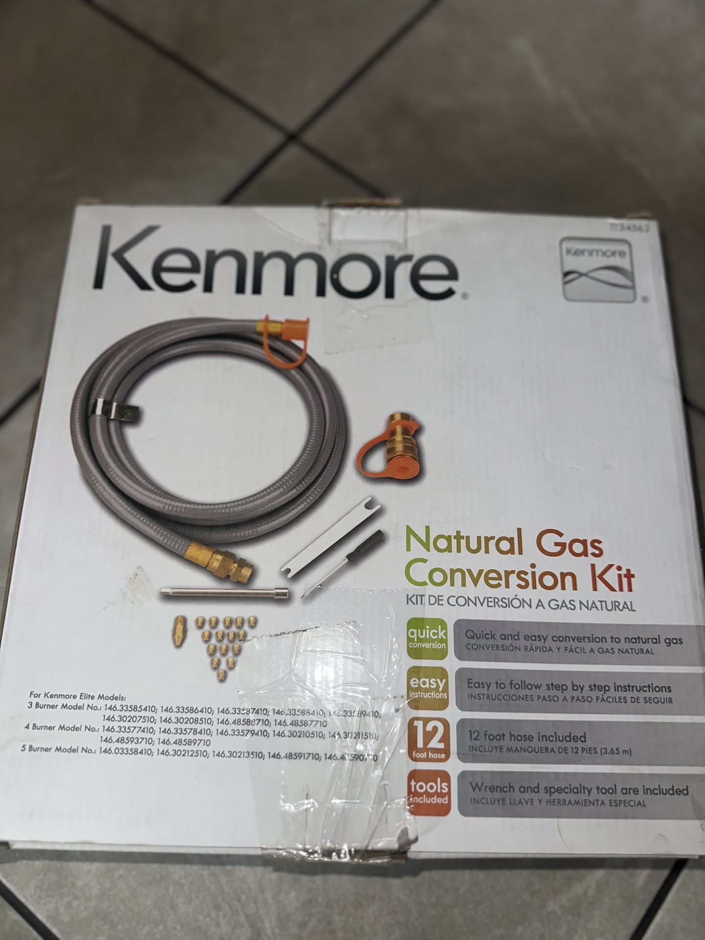 Kenmore Natural Gas Conversion Kit