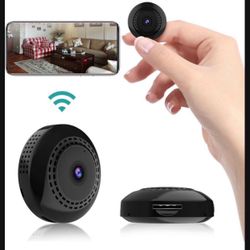 Mini Camera WiFi Wireless Nanny Cam, Spy Camera Hidden Camera,1080p HD Home Security Camera,Night Vision Indoor/Outdoor Small Dog Pet Camera for