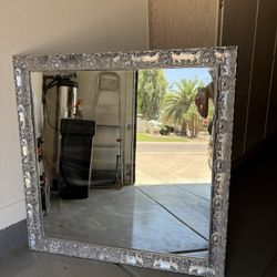 Silver Mirror (for Bathroom Vanity Or Hallways!) 