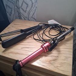 Straightner and Curling iron Duo