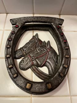 Retro Cast Iron Horse Door Knocker