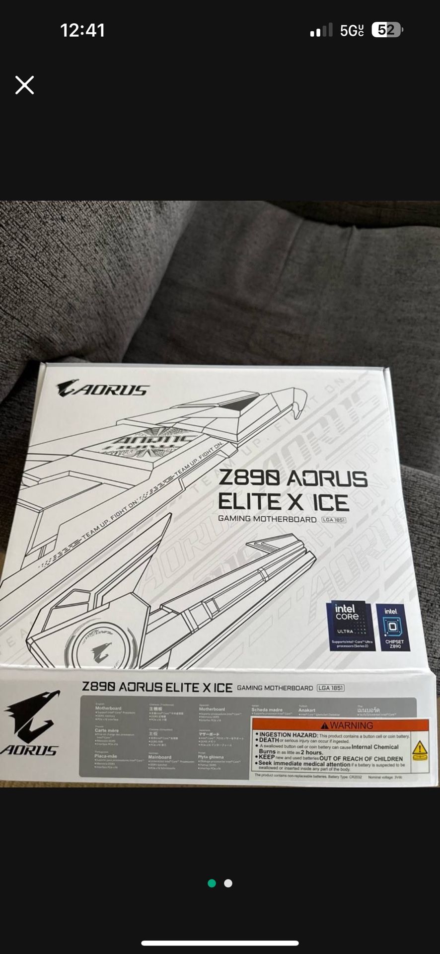 Computer Gaming Motherboard
