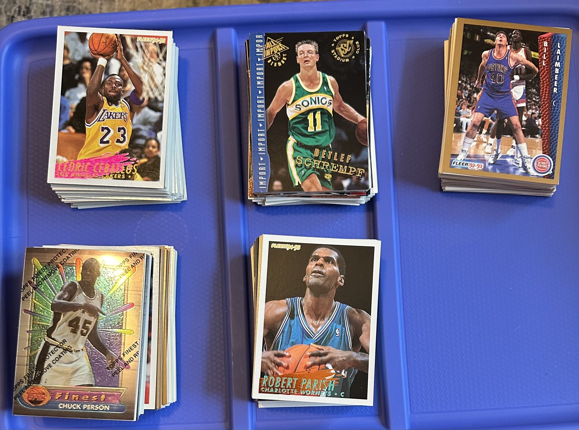 Over 250 Basketball Cards From The 1990s