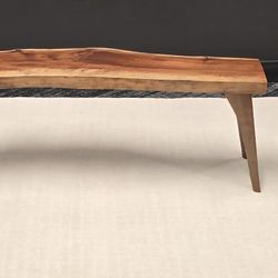 Solid English Walnut Bench