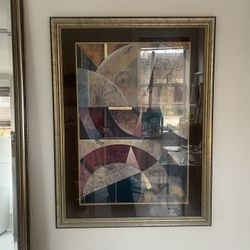 Richard Hall Geometric Painting 