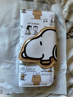 Snoopy Cartoon Full Size Wallet Card Holder - Snoopy And Friends