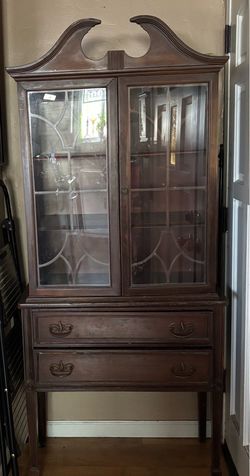 Antique curio/ armoir