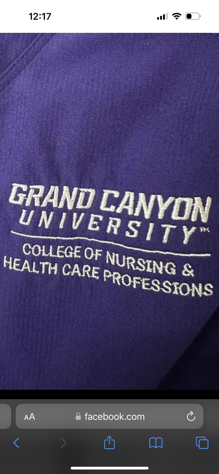 GCU Scrubs Small