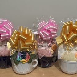 2 Sided Tea Gift Basket - Perfect For Mothers Day
