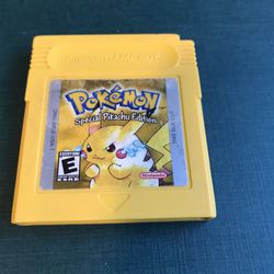 Pokemon Yellow Version  Nintendo GameBoy Special Pikachu Edition  Video Games Game Boy