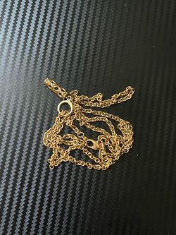 gold necklace