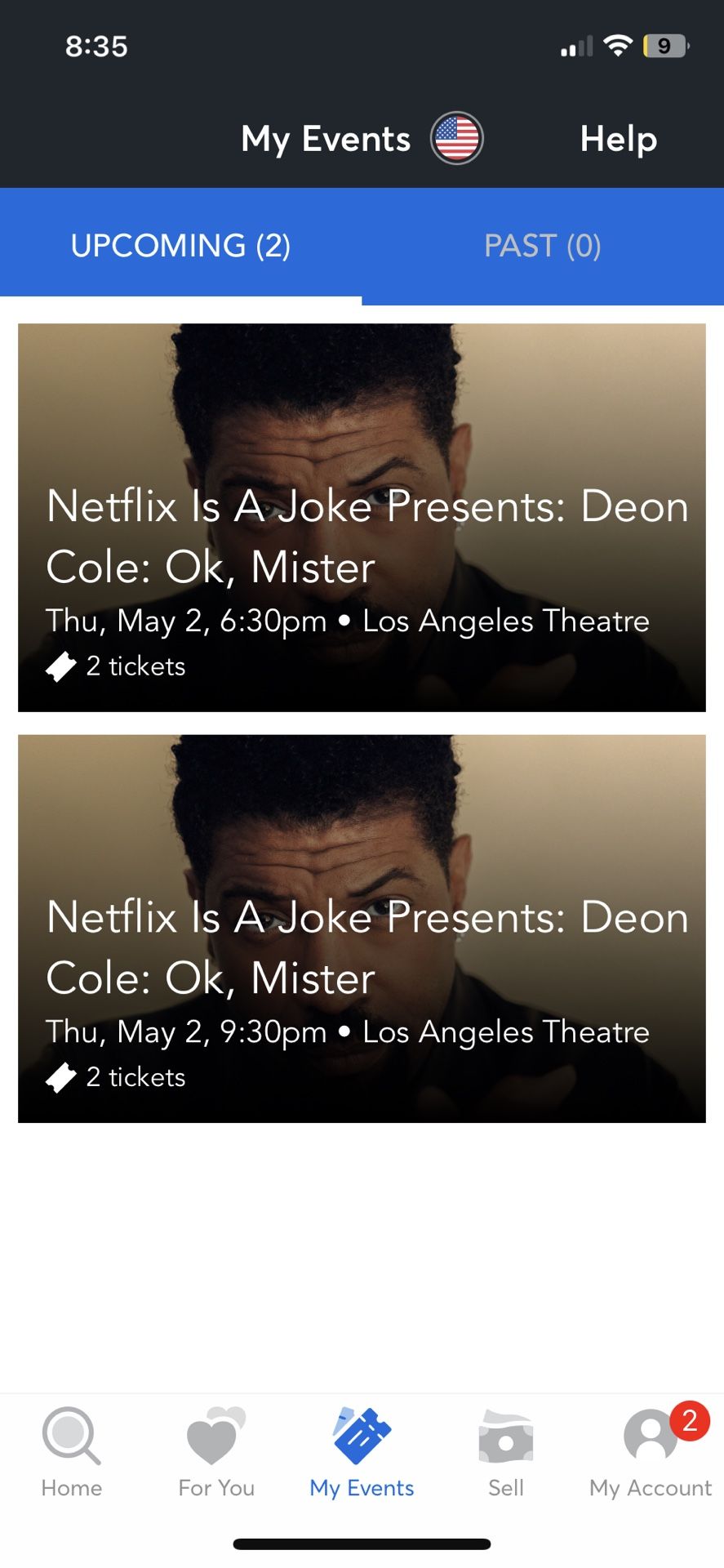 Deon Cole May 2nd Tickets 