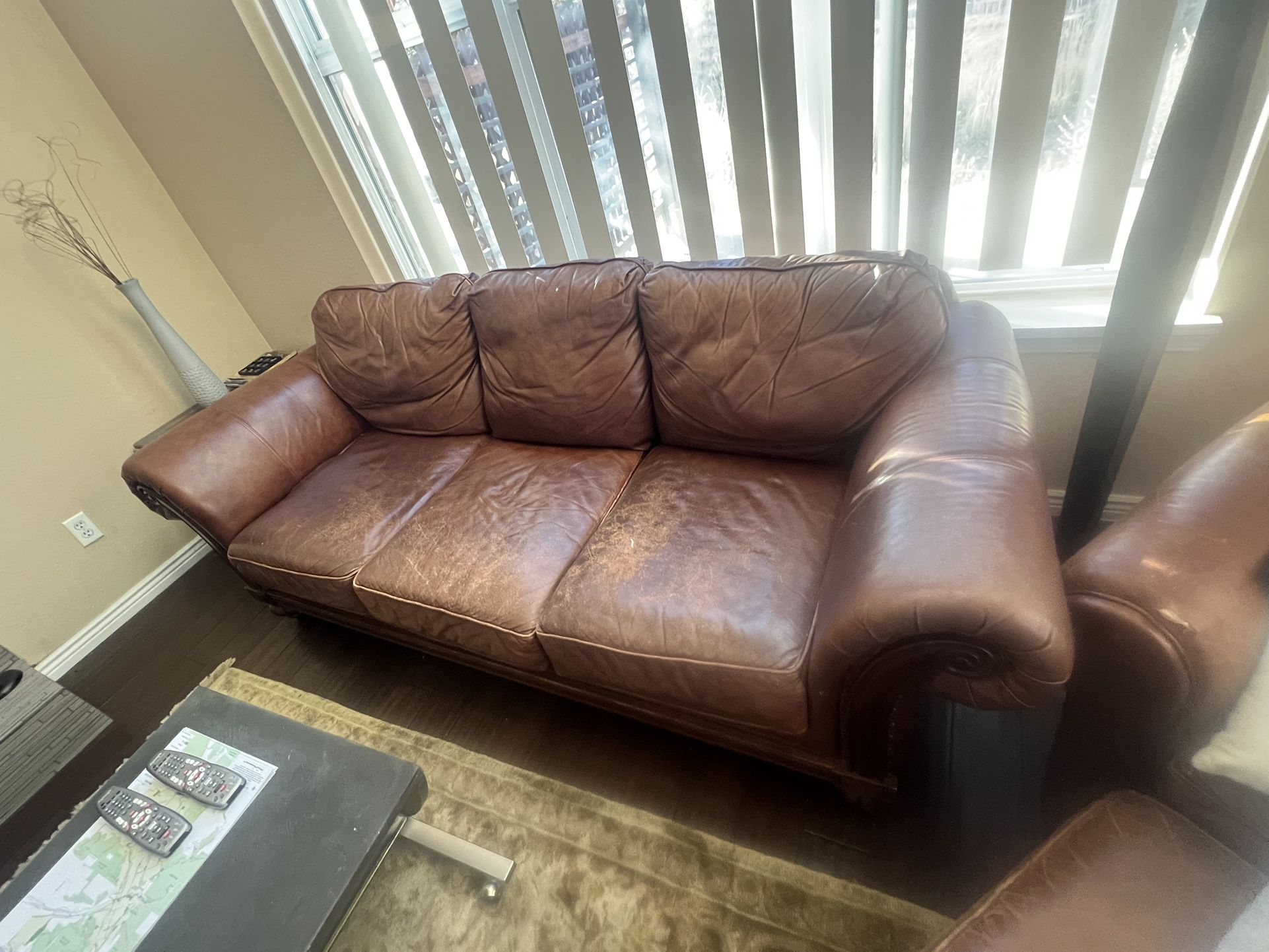 Leather Couch