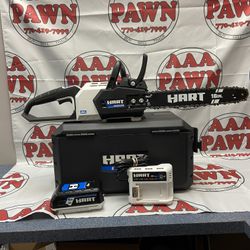 Hart 16-inch Electric Chainsaw HLCS02 W/ Battery & Charger In Case 11057205