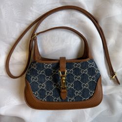 Gucci Jackie 1961 Mini – Authentic GG Denim & Leather