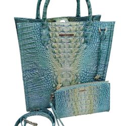 Brahmin Monique Seafoam Ombre Tote