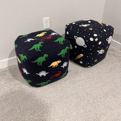 2  Kids Bean Bag Cubes