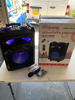 Speaker rechargeable Ridgeway
