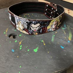 custom weightlifting belt | anime