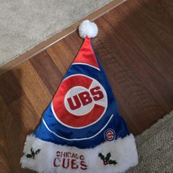 CHICAGO CUBS SANTA 🎅 HAT NEW