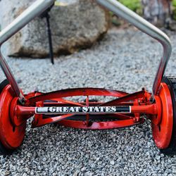 Great States 14-Inch Reel Mower - Excellent Condition 