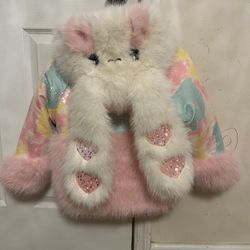 Girl Coat Size 7 8 From Overseas 
