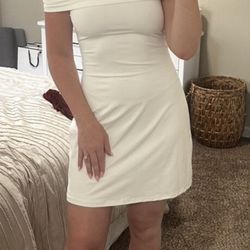 white dress