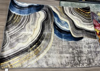 New 5x8 Area Rug – 3D Modern Scenic Non-Slip – $20 (2 for $35)