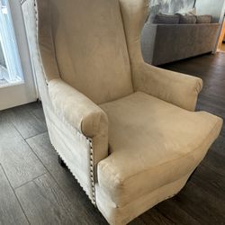 Pottery Barn Delancy Accent chair.  Wingback.  