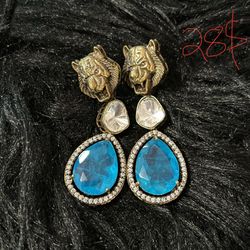 Lion Head Earrings 