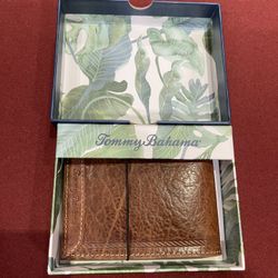New Tommy Bahama Leather Wallet 