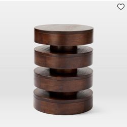 2 Solid Wood Side Tables